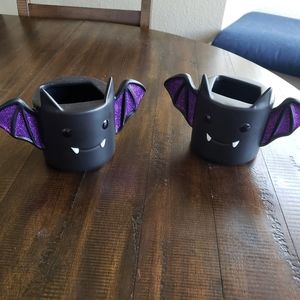 2 Bath & Body Works - Black Vampire Bat Soap Hldr